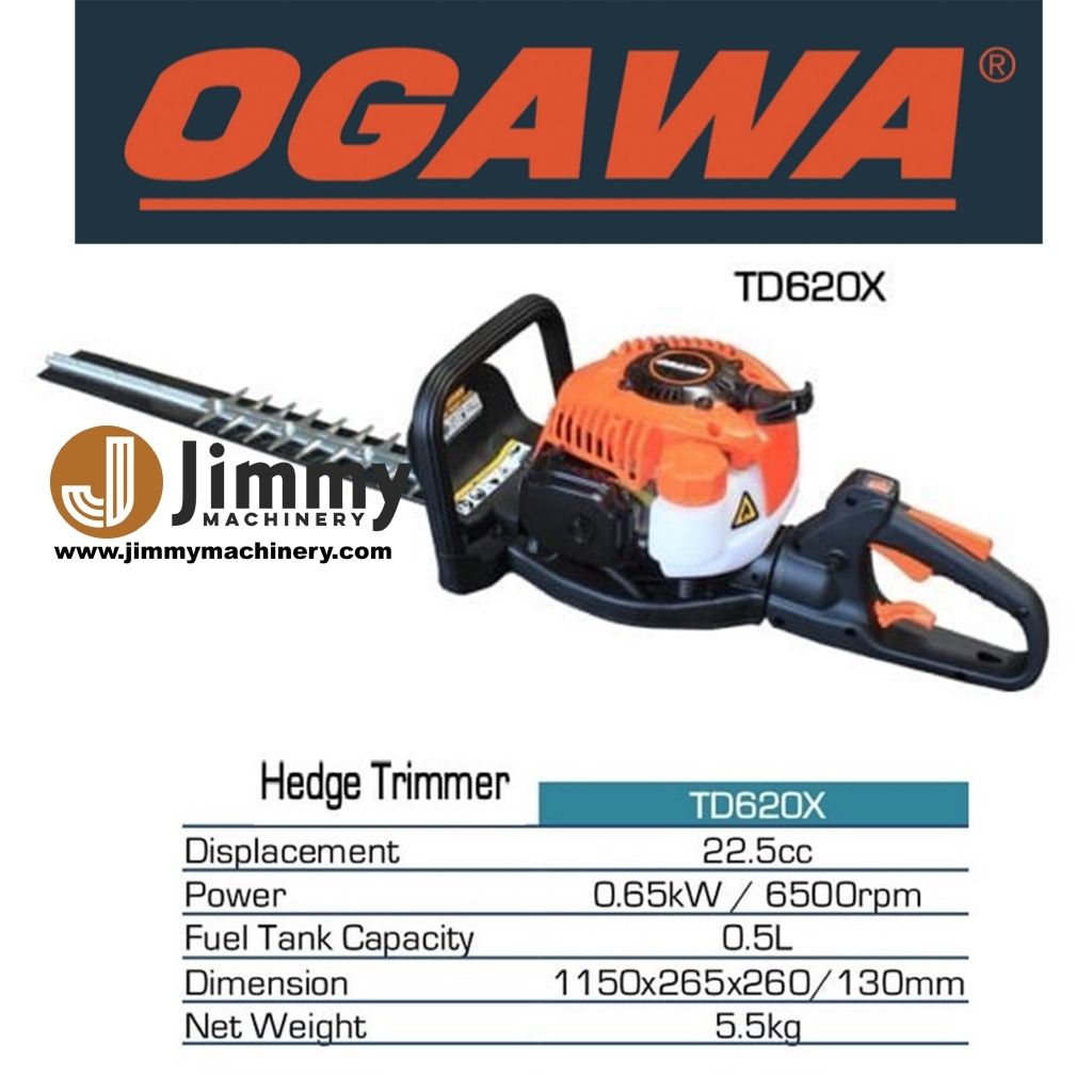 OGAWA TD620X 24" 25.4CC PETROL ENGINE OIL HEDGE TRIMMER Jimmy