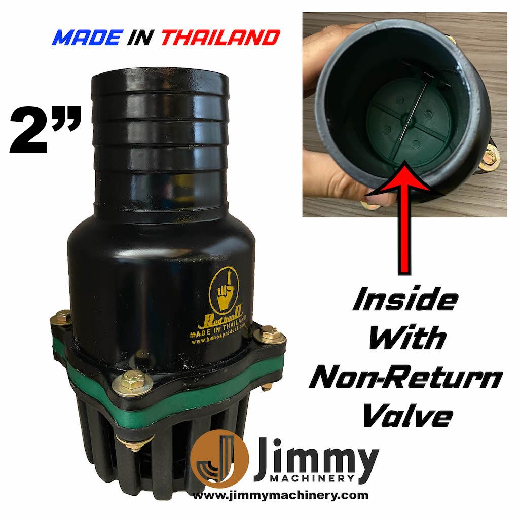 2" Thailand Red Hand Footvalve Foot Valve Suction Hose Head With Non