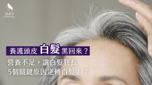 白髮也能逆轉變黑髮，重回光彩自信！ 不管幾歲都可能面臨到長白髮的問題，皮膚專科 曾德朋醫師分享5個關鍵原因，讓白髮有機會逆轉黑髮！