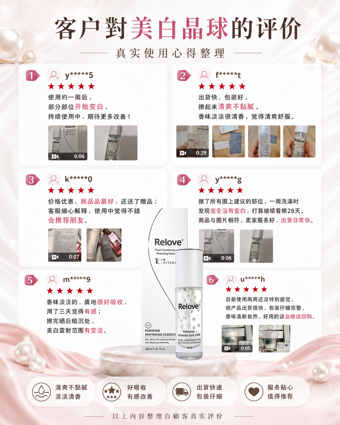 RELOVE美白精球评价 copy
