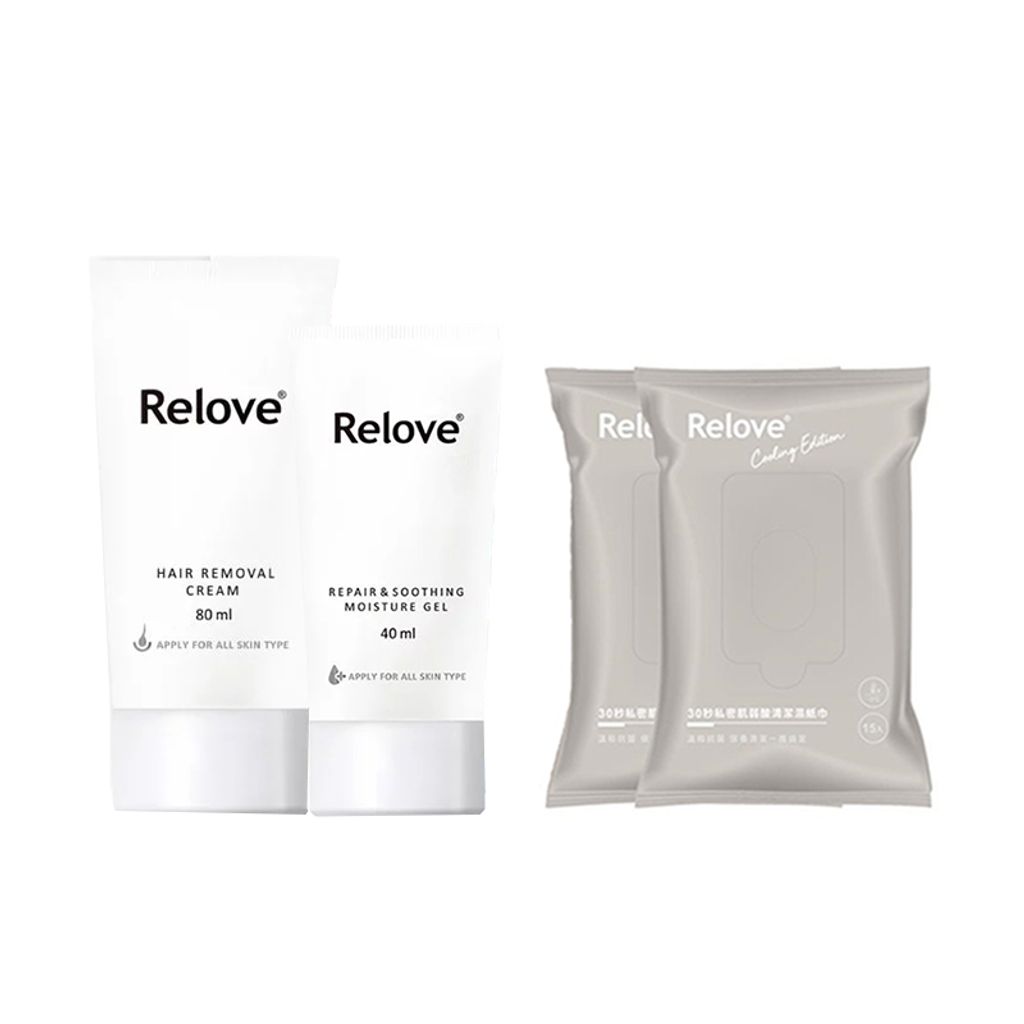 Relove除毛霜组合+玫瑰2
