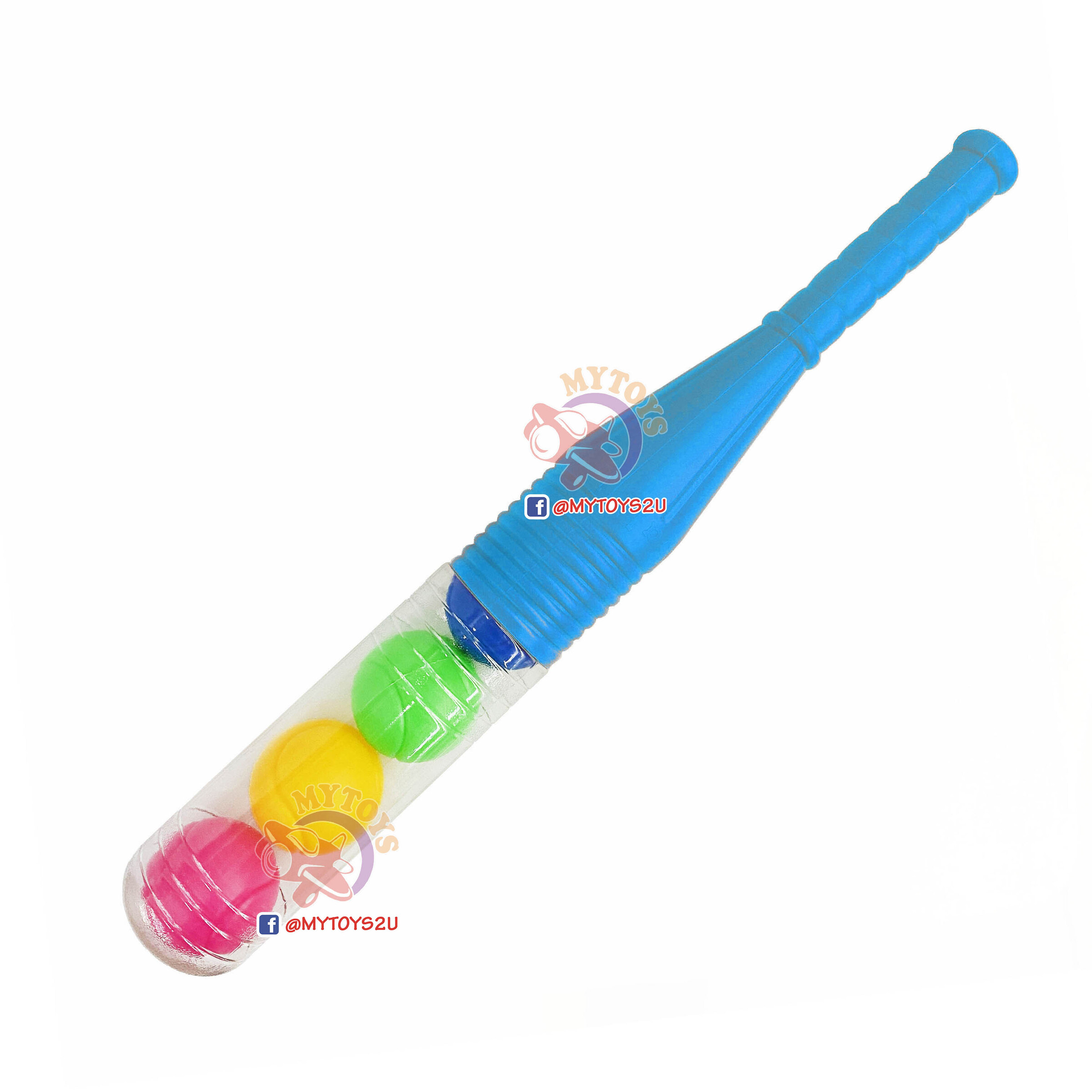 Baseball Bat Set with 4pcs Colorful Ball Outdoor Sport Toys For