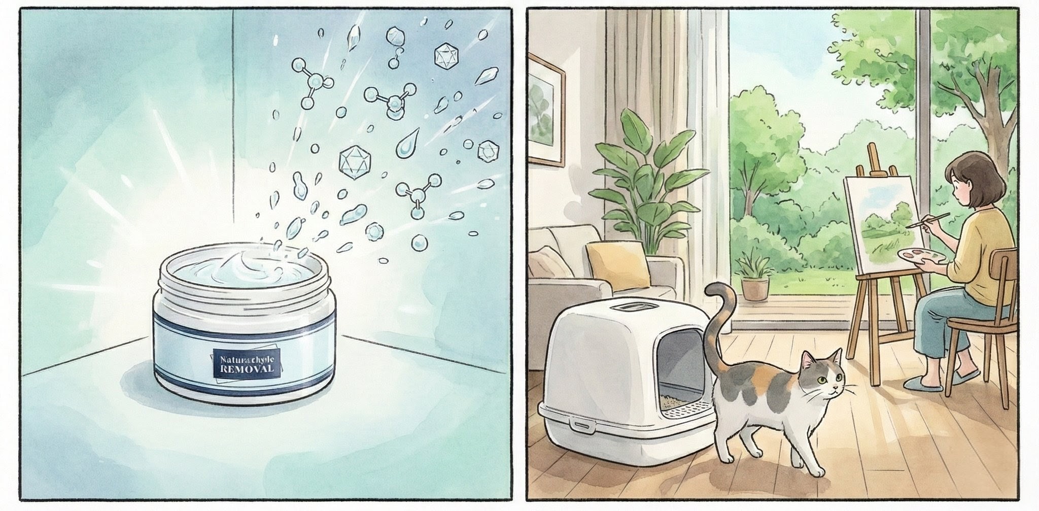 封閉式貓砂屋變「毒氣室」？緩釋型凝膠強效除臭，守護貓咪呼吸道健康