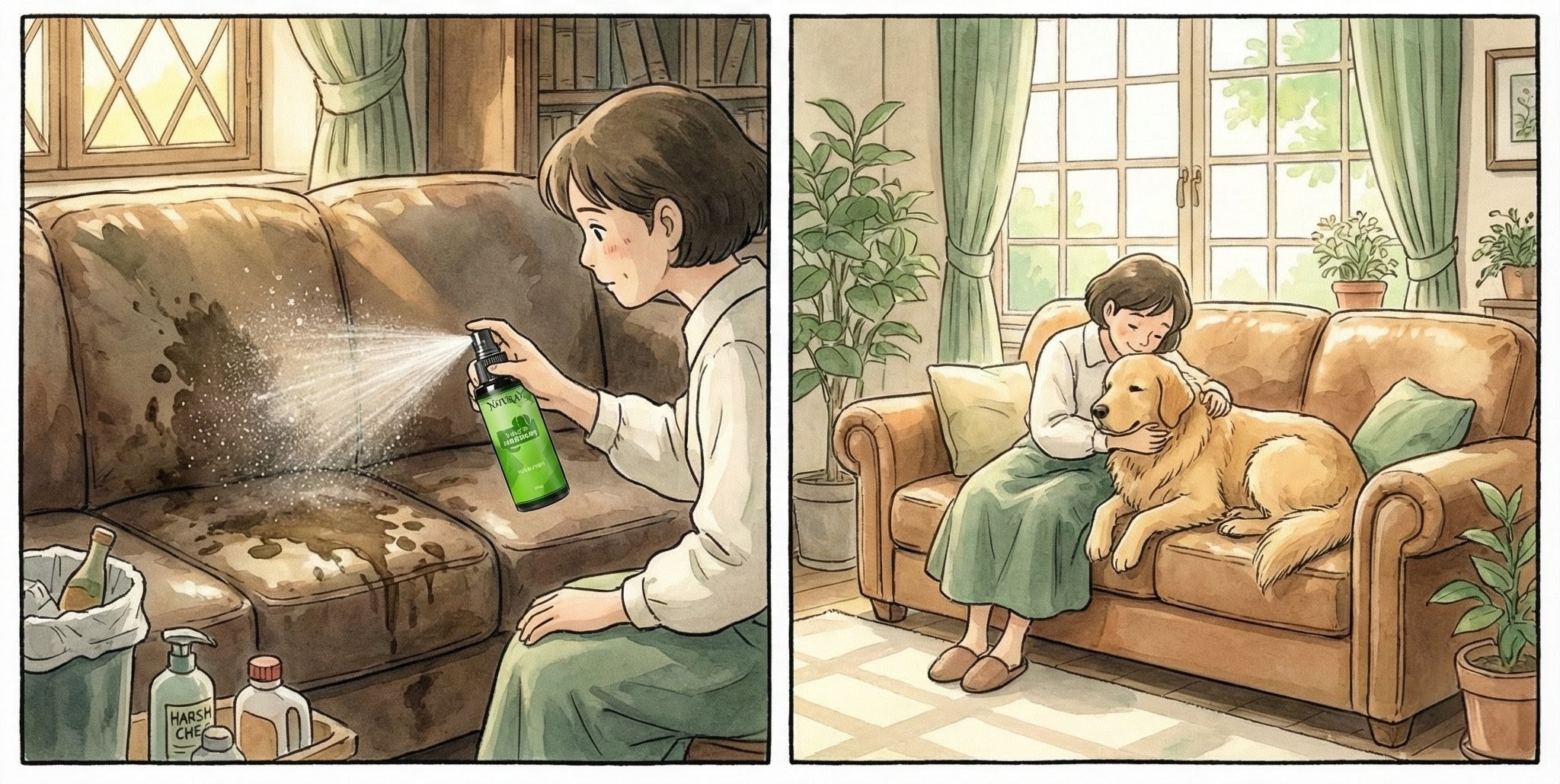 防止寵物異味滲透昂貴皮革：苯染皮與納帕皮沙發的除臭科學與保養全攻略