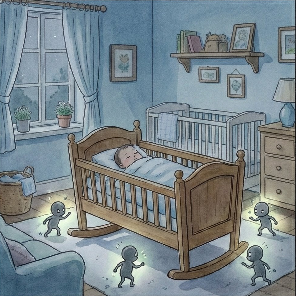 新家裝潢甲醛與TVOC對嬰兒神經發育影響示意圖-隱形化學負荷威脅