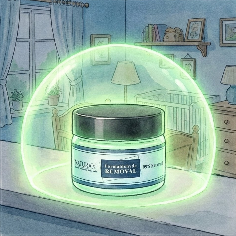 NaturaX淨立方植萃除甲醛凝膠-利用芬多精建立24小時智慧緩釋護盾