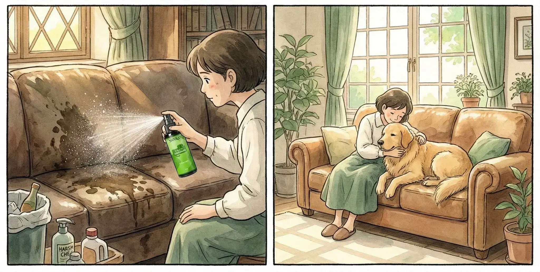 防止寵物異味滲透昂貴皮革：苯染皮與納帕皮沙發的除臭科學與保養全攻略