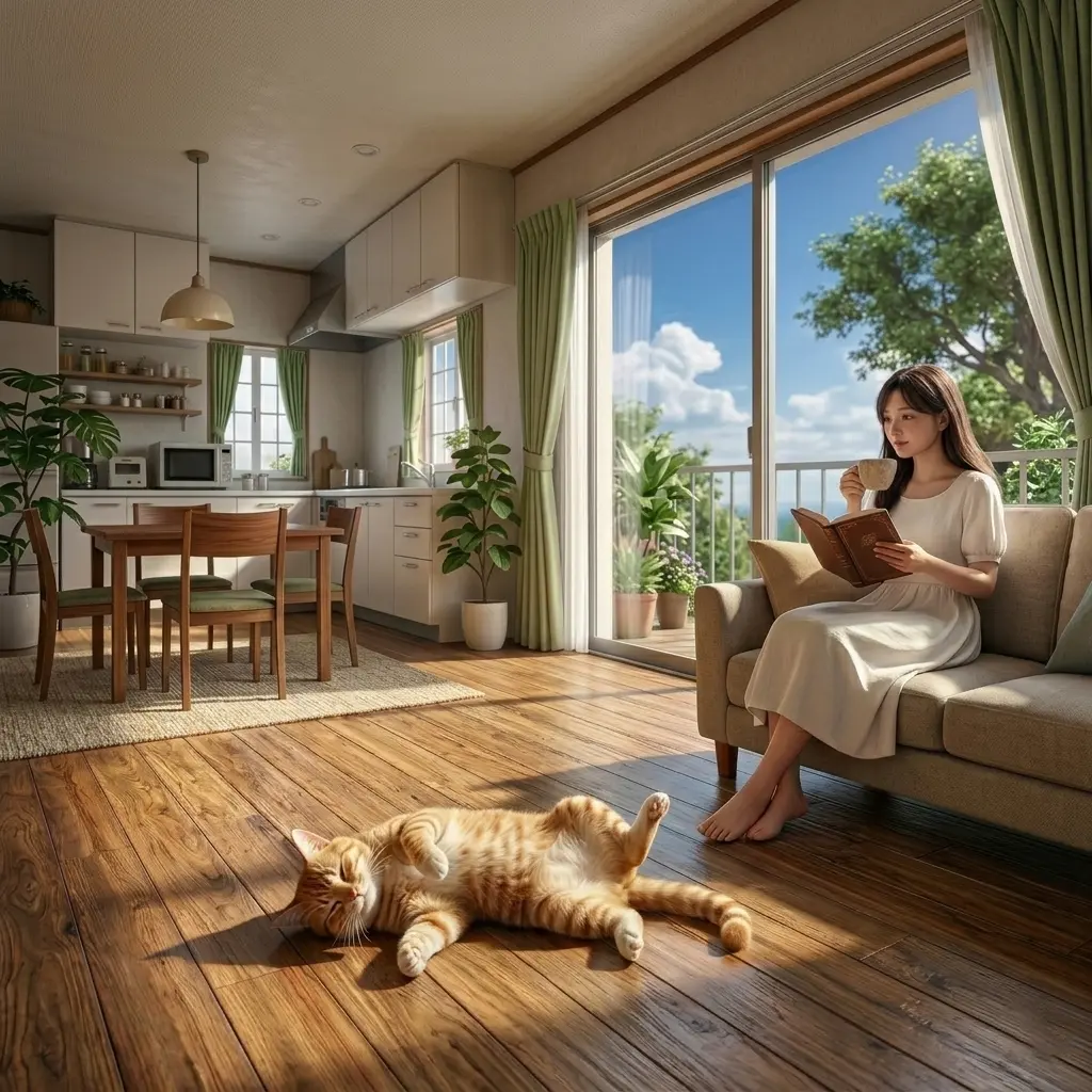 cat-sleeping-peacefully-in-safe-non-toxic-living-space