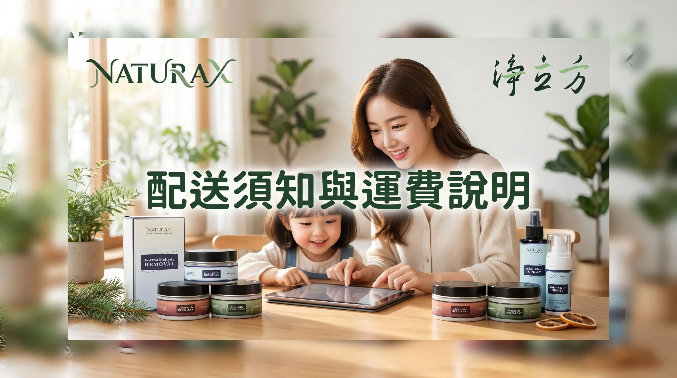 淨立方NaturaX配送須知與運費說明