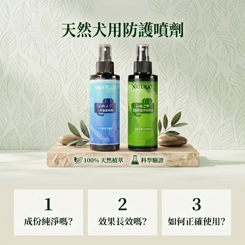 FAQ淨立方NaturaX狗狗防蟲除臭