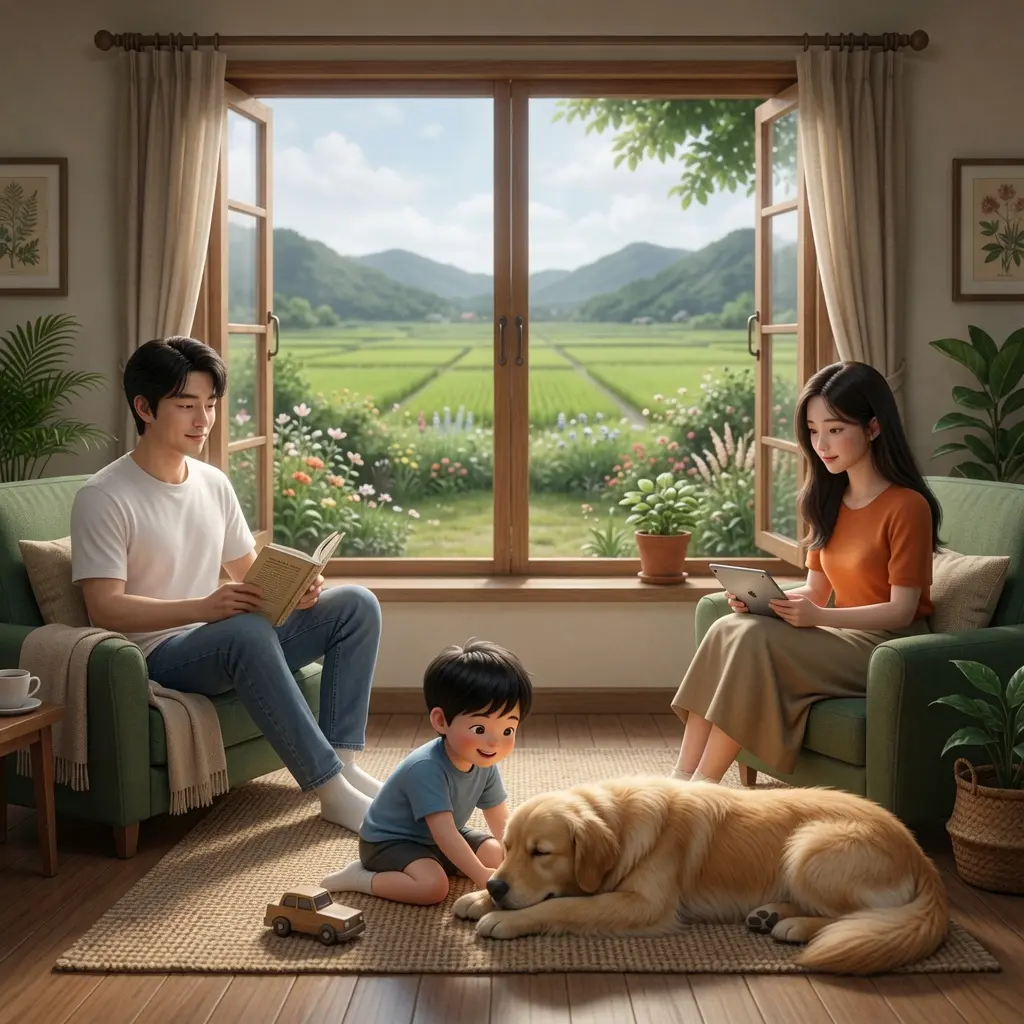 小孩在低敏防蚊屏障守護下安穩入睡，呈現淨立方 NaturaX 結合生物技術與居家守護美學的無毒防衛新基準