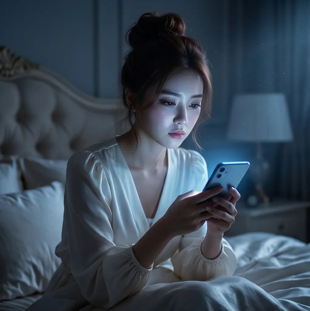 深夜使用手機與睡眠干擾