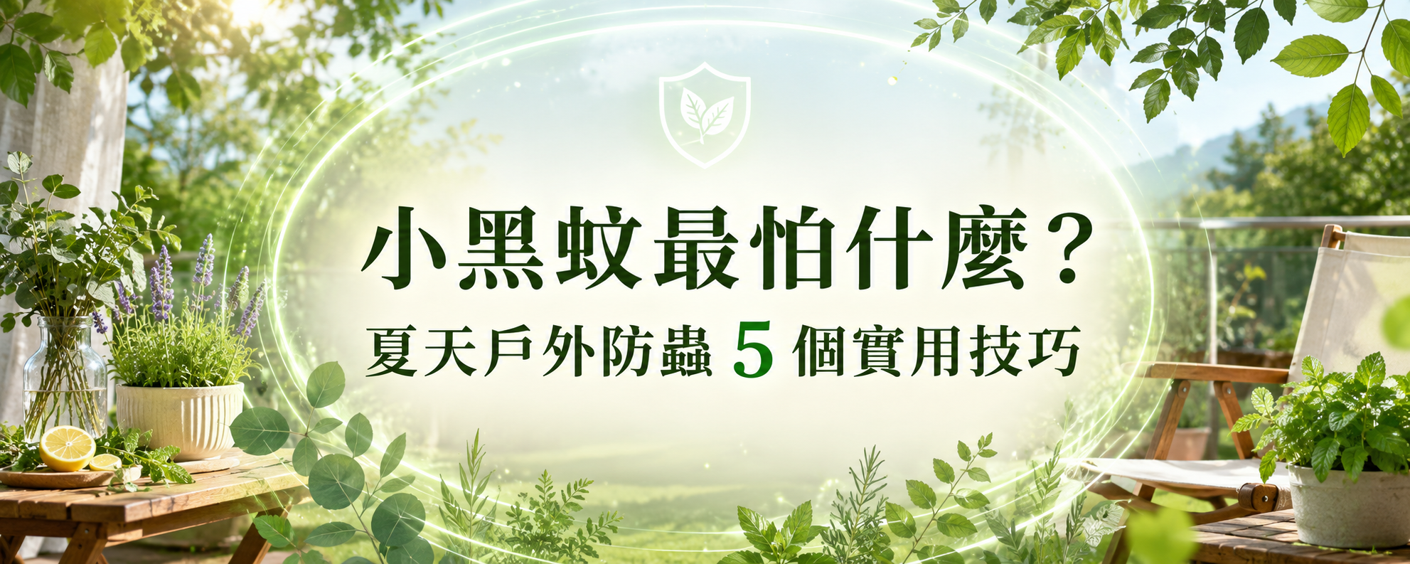 小黑蚊最怕什麼？夏天戶外防蟲 5 個實用技巧