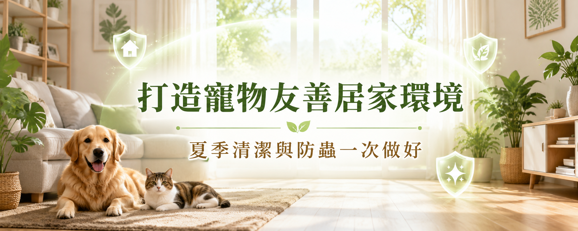 打造寵物友善居家環境！夏季居家清潔與防蟲一次做好