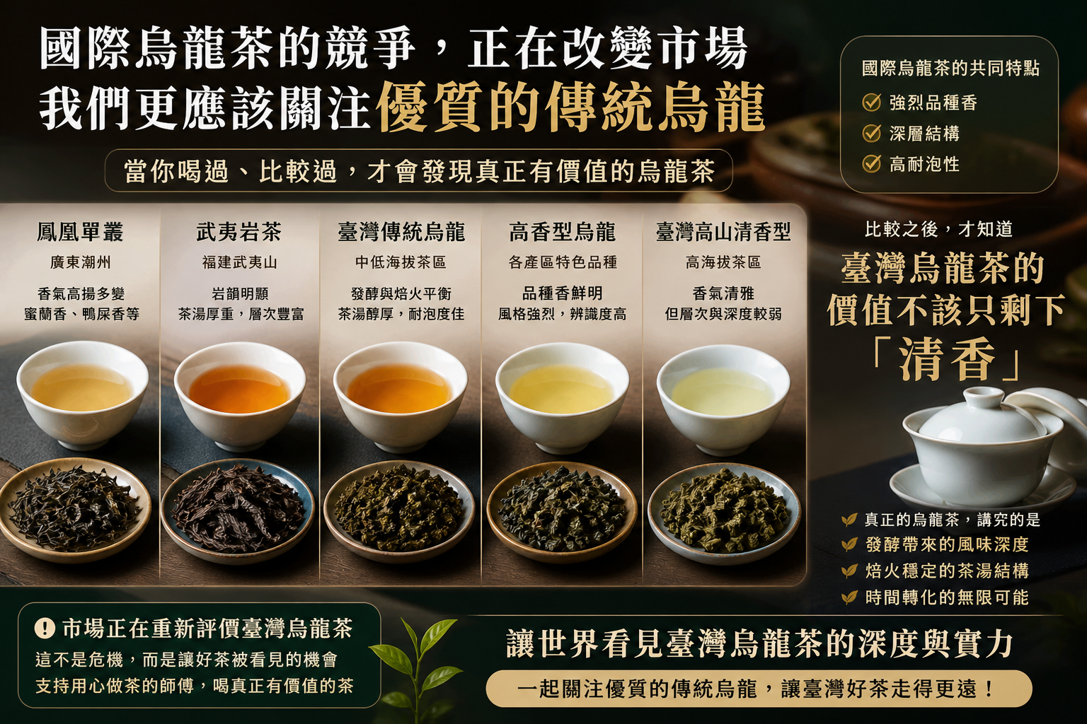 當國際烏龍茶開始競爭，我們才重新看見「傳統烏龍」的價值