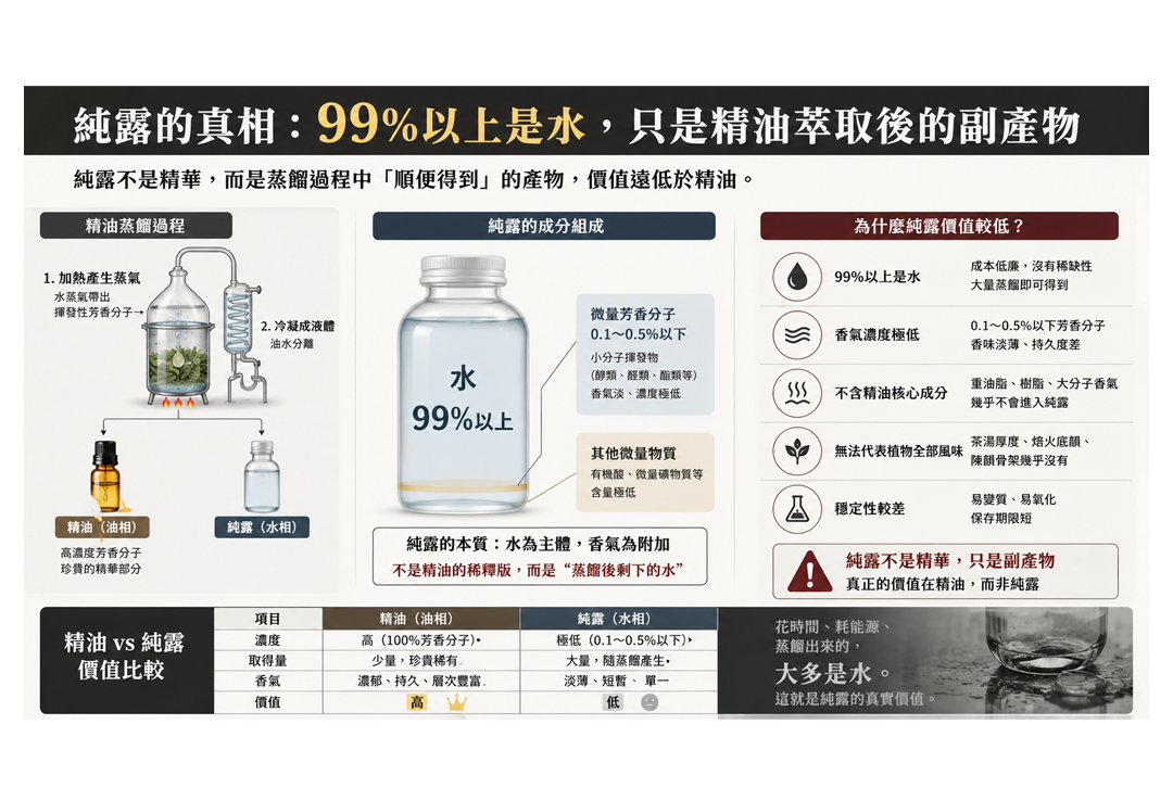 茶葉的純露