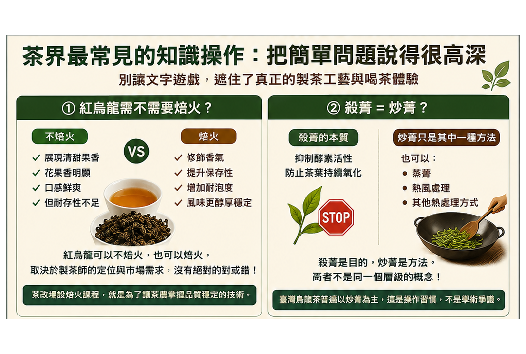 茶界最常見的知識操作：把簡單問題說得很高深。