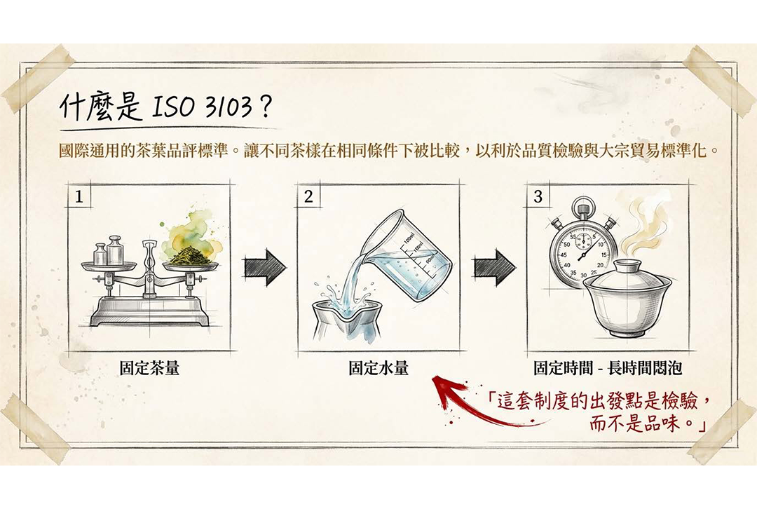 深發酵烏龍 vs ISO 3103：專業與享受的平衡