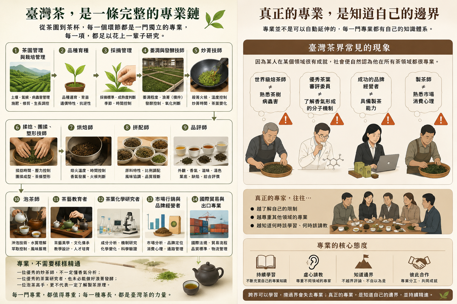 談談「撈過界」～臺灣茶專業的分工與跨域能力