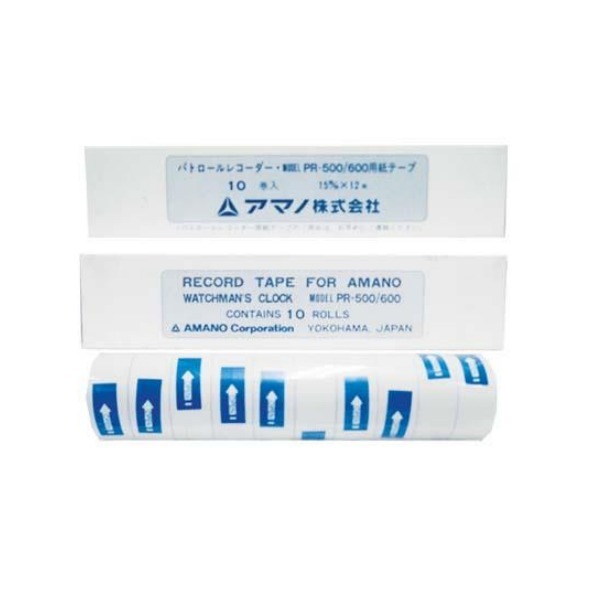 熱い販売 AMANO アマノ パトロールレコーダー用紙テープ PR500 600紙テ―プ 延長保証のアマノタイム専門館 