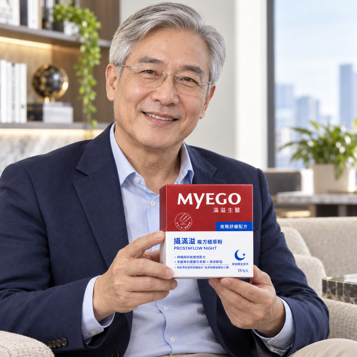 男性日常生活與 MyEGO 產品
