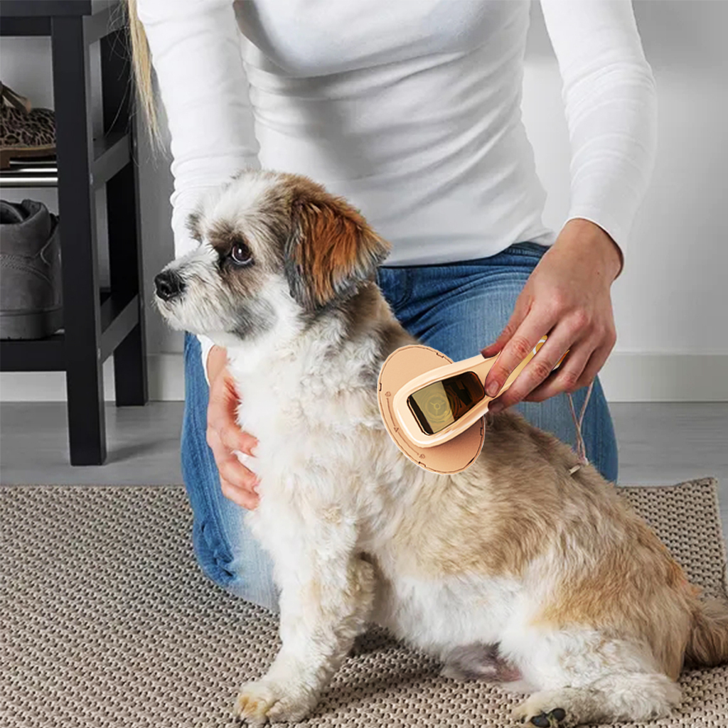 vofami 寵物乾洗梳 雙刷頭設計 長毛短毛適用