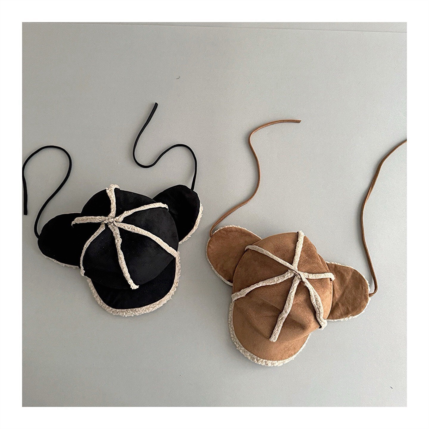 鹿皮絨飛行員帽4