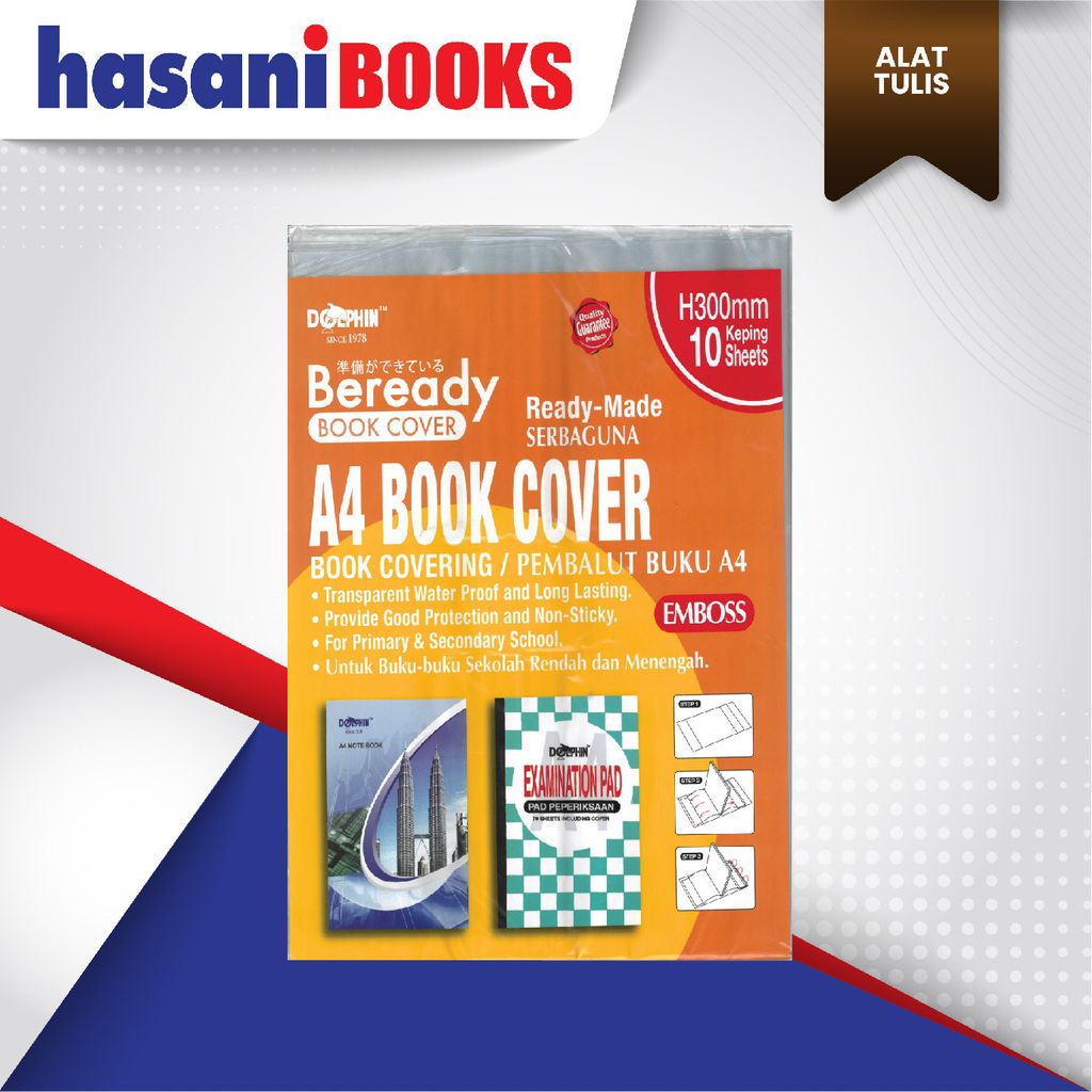 PEMBALUT BUKU A4 BOOK DOLPHIN-02