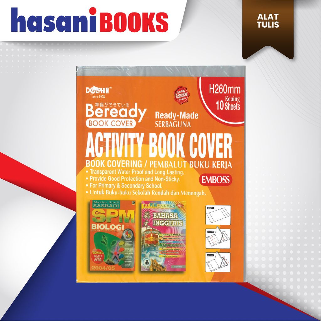 PEMBALUT BUKU ACTIVITY BOOK DOLPHIN-01