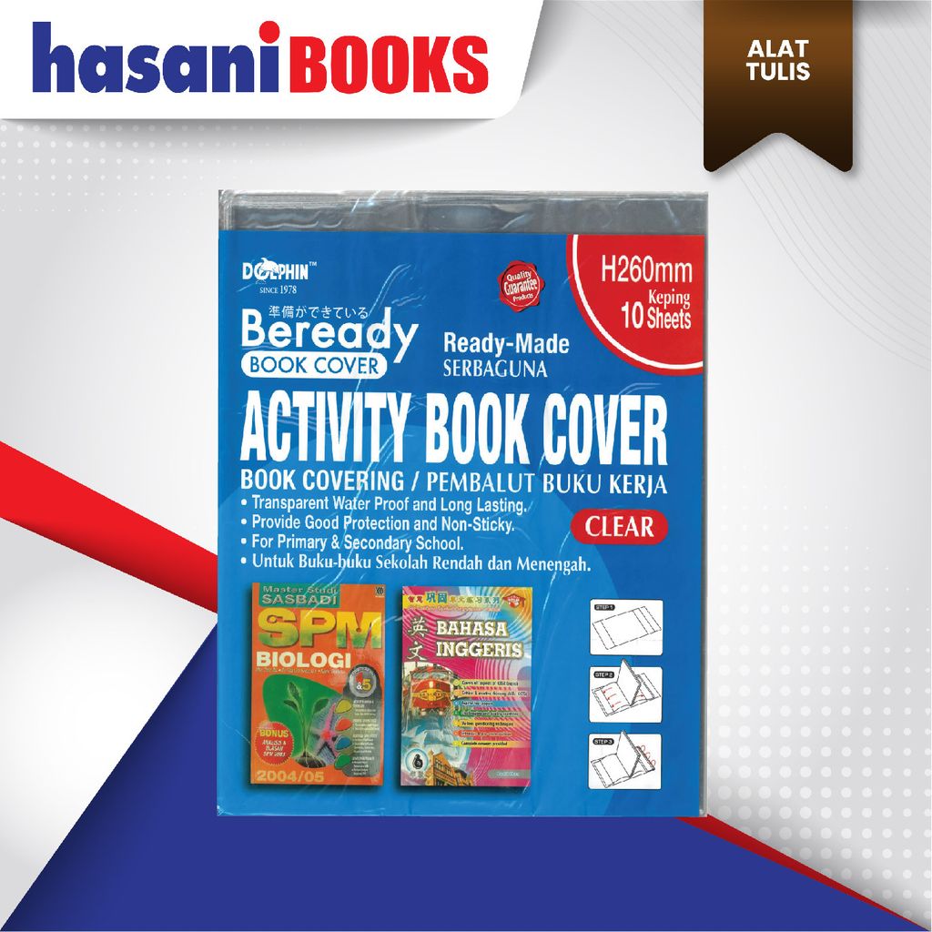 PEMBALUT BUKU ACTIVITY BOOK DOLPHIN BIRU-02