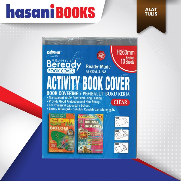 PEMBALUT BUKU ACTIVITY BOOK DOLPHIN BIRU-02
