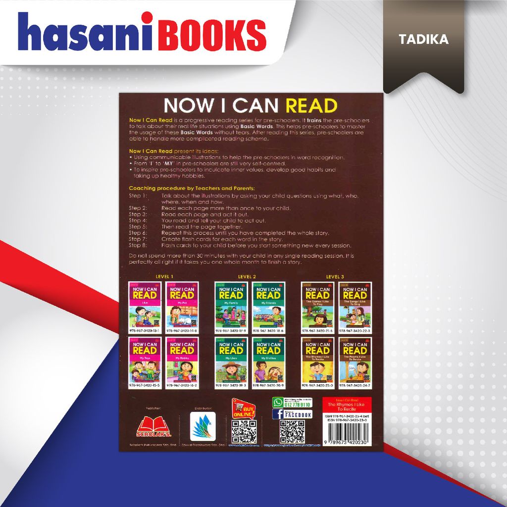 SET NOW I CAN READ I AM-02