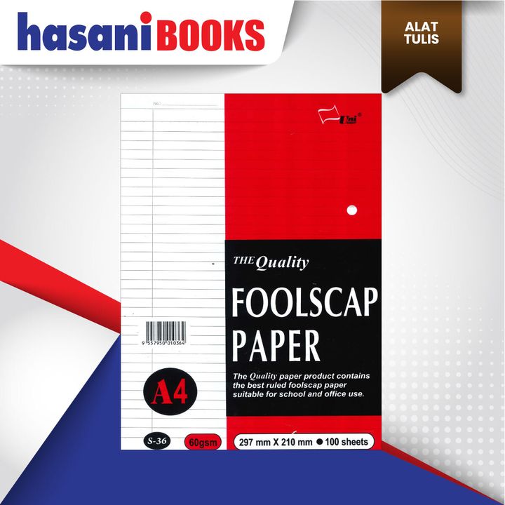 FOOLSCAP-PAPER-MERAH