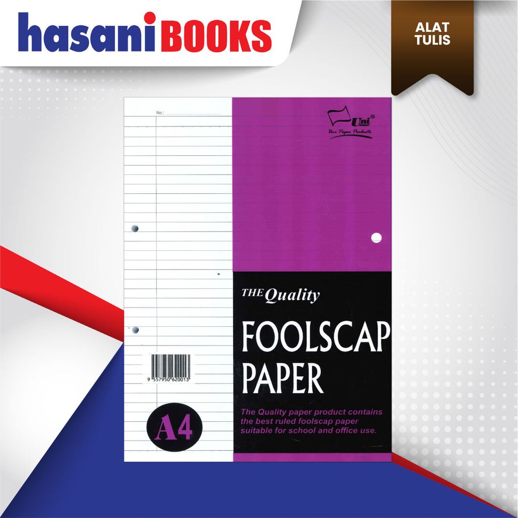 FOOLSCAP-PAPER-UNGU