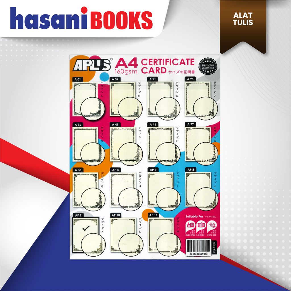 CERTIFICATE-AP9-BLKG