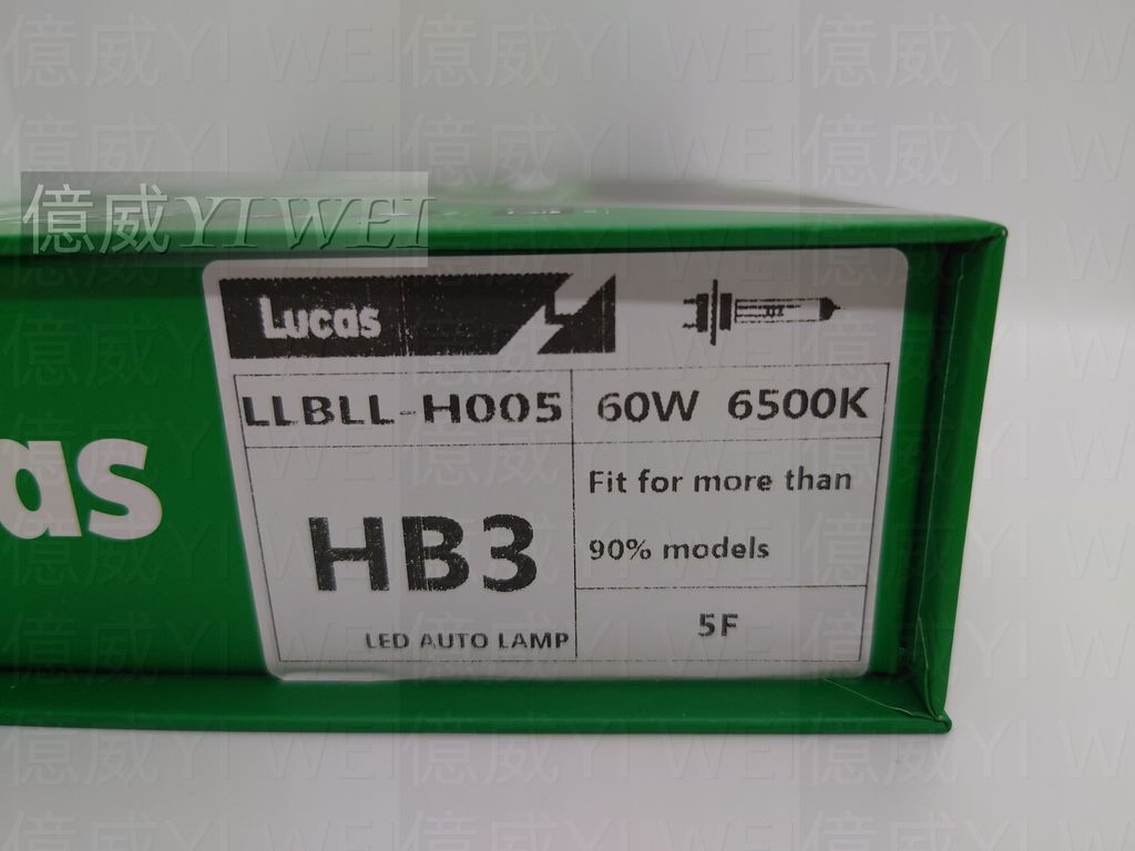 LUCAS HB3 6500K 60W LED-2