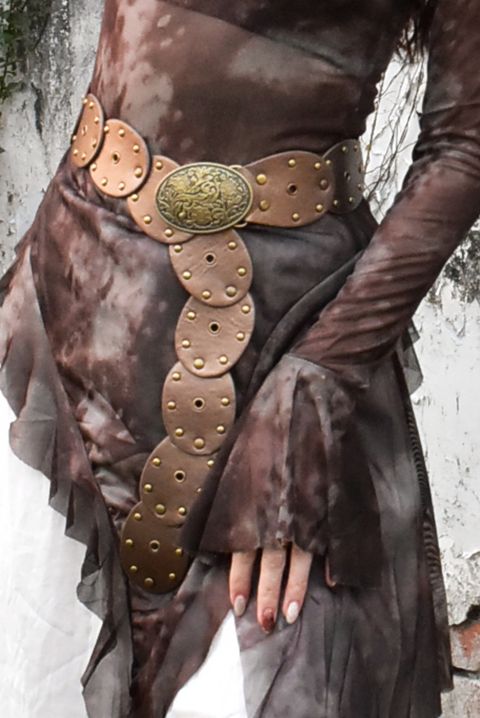 1035金屬拼接寬腰帶-1