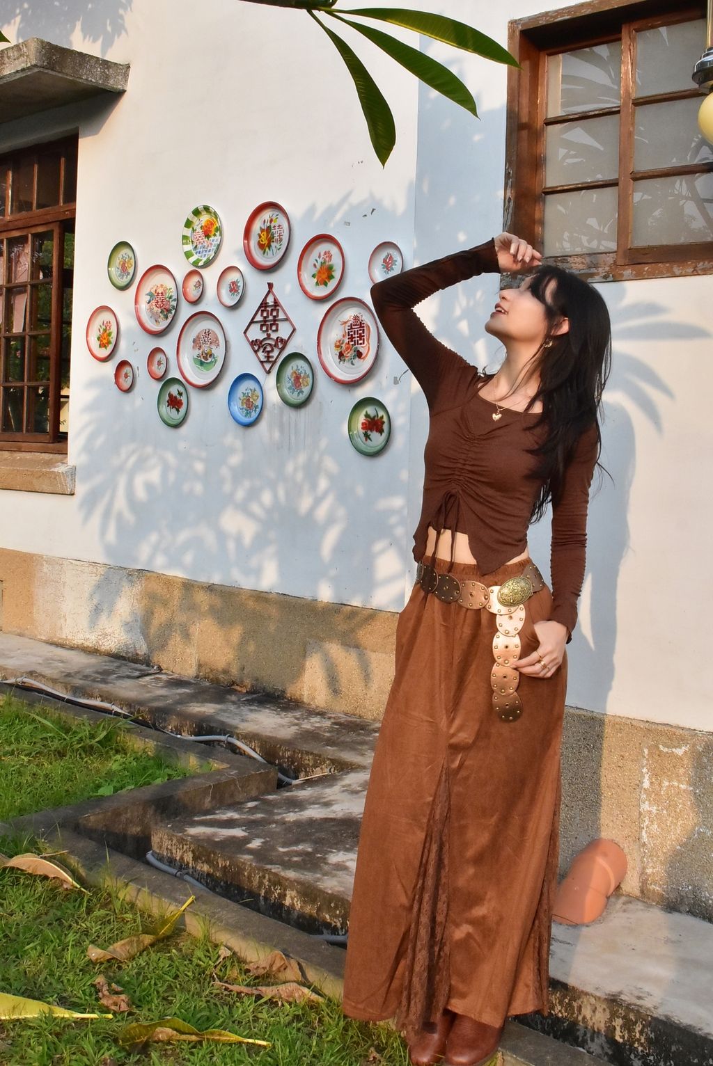 1012掛脖抽繩假兩件｜大地咖-2