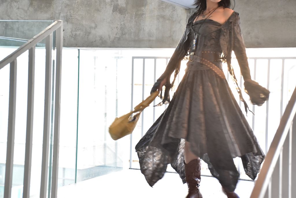 1018解構不規則半裙｜岩石灰-8