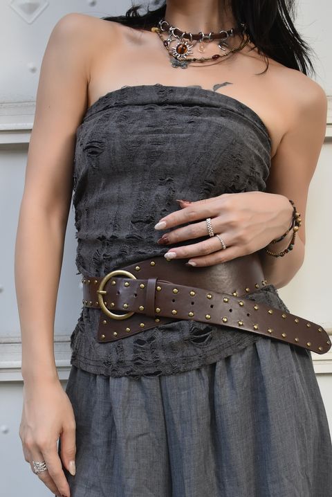 1034雙卯釘寬腰帶-2