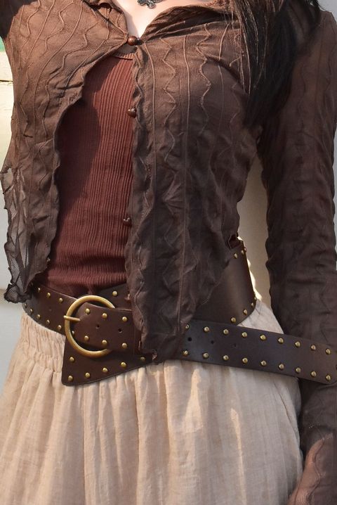 1034雙卯釘寬腰帶-3