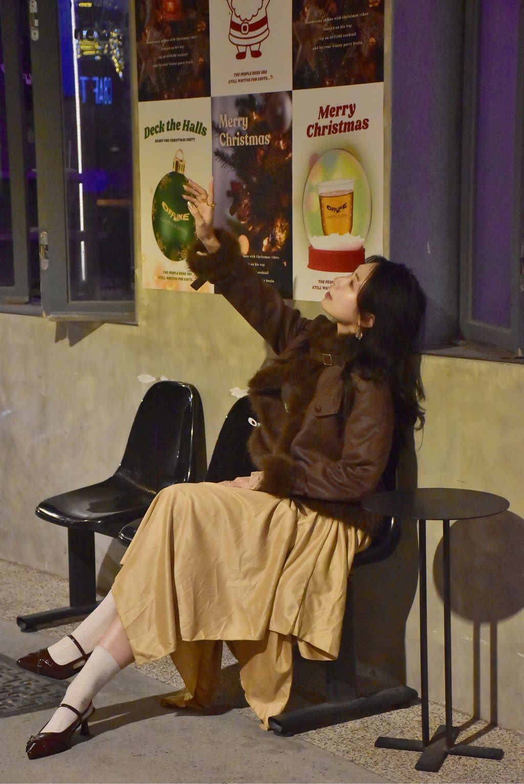 1104麂皮絨毛挺版外套｜大地咖-2