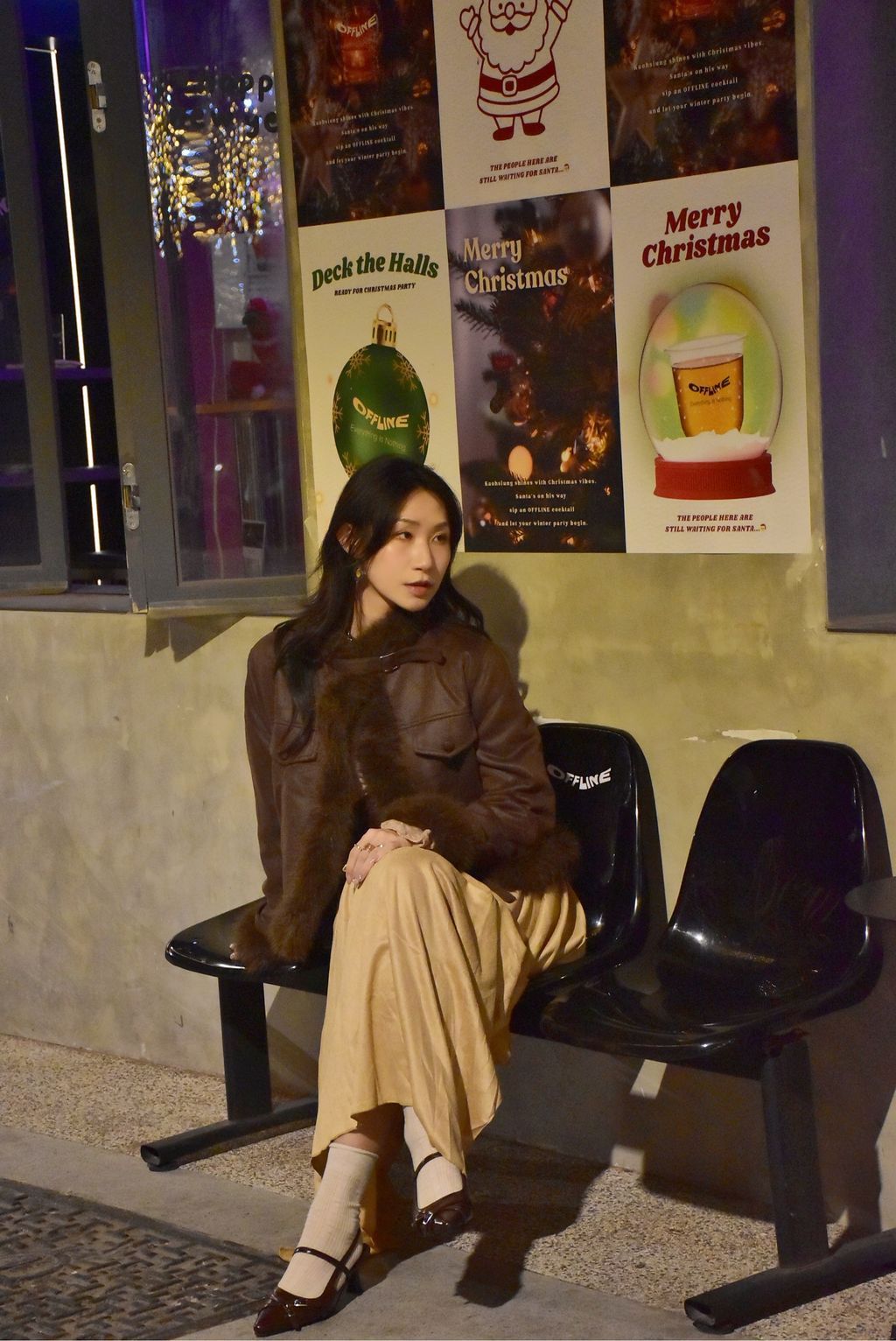 1104麂皮絨毛挺版外套｜大地咖-4