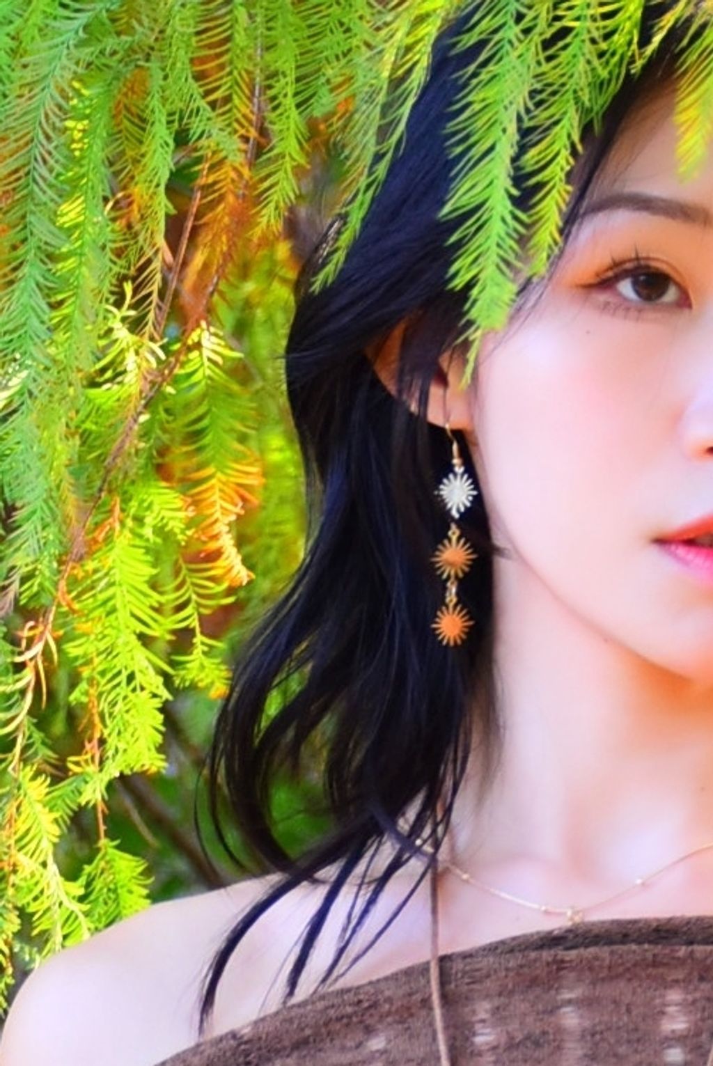 1106三顆太陽耳環-2