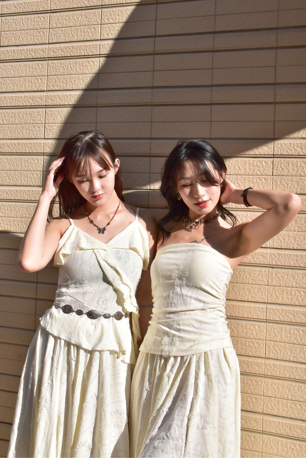 6105解構長款抹胸｜雪花白-11