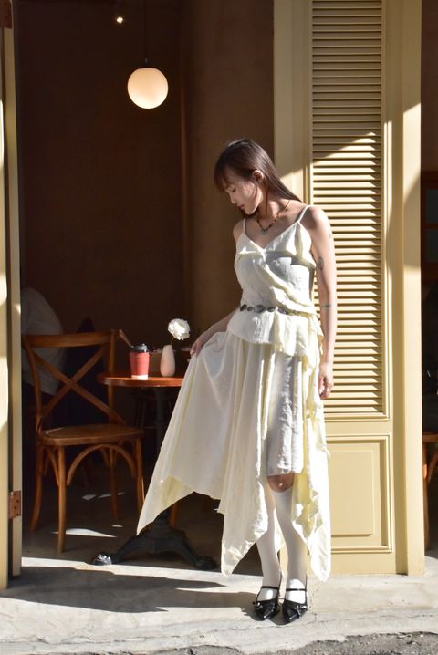 6106解構垂墜吊帶｜雪花白-2