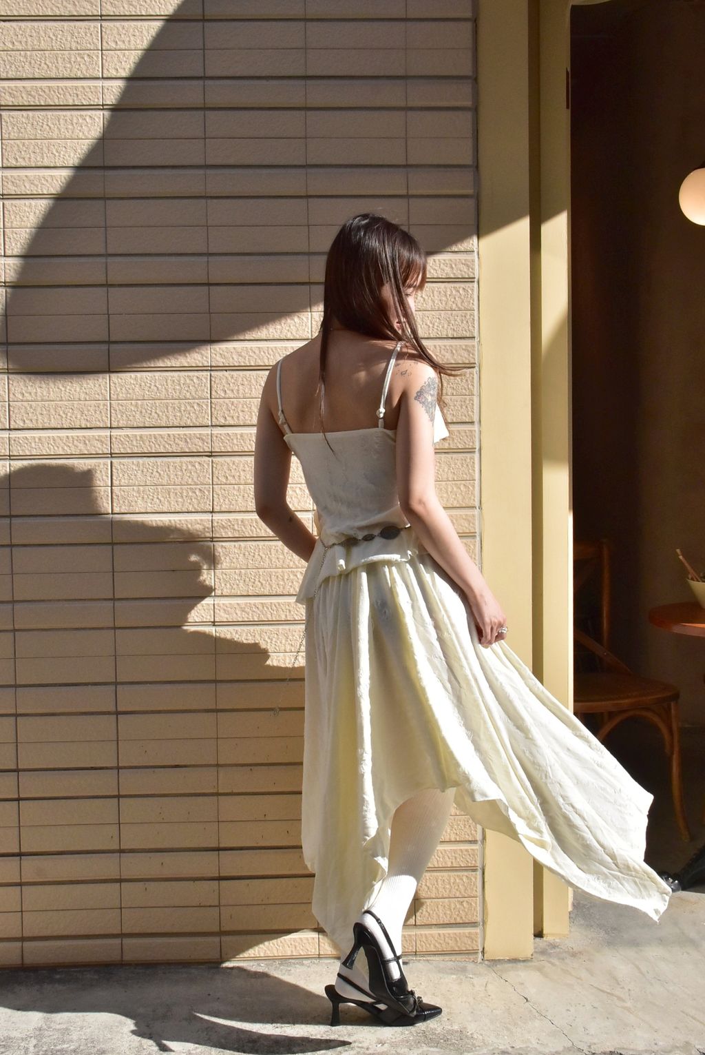 6106解構垂墜吊帶｜雪花白-4