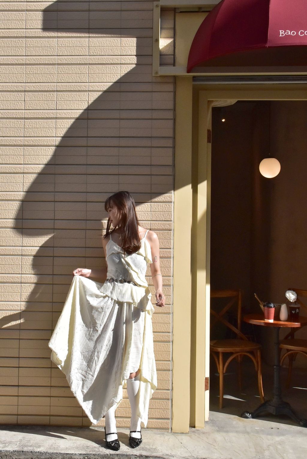 6106解構垂墜吊帶｜雪花白-1