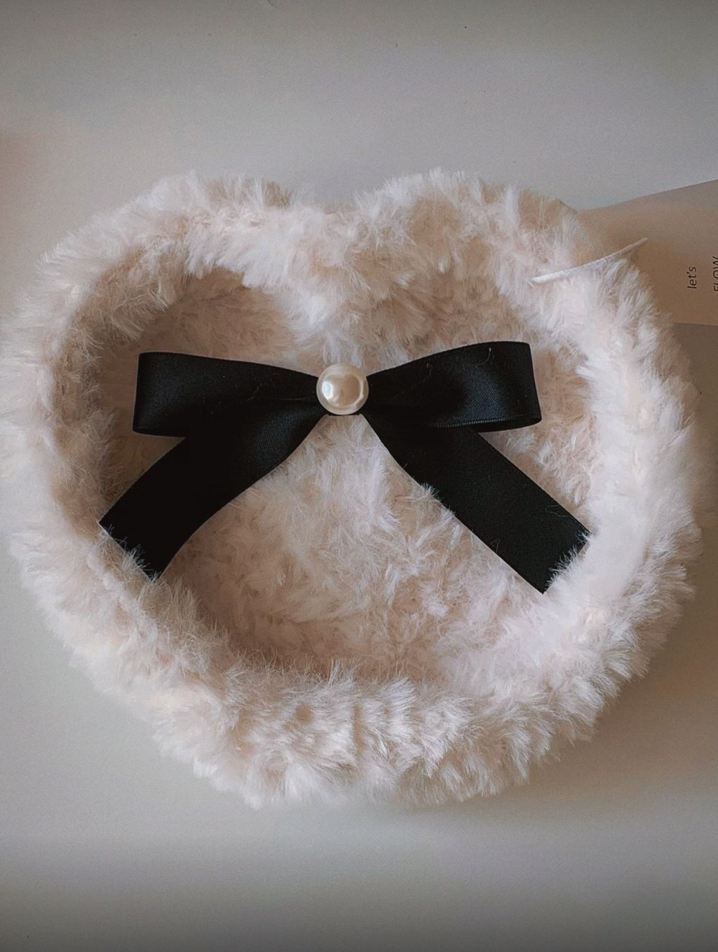 黑緞帶巴黎珍珠蝴蝶結-2