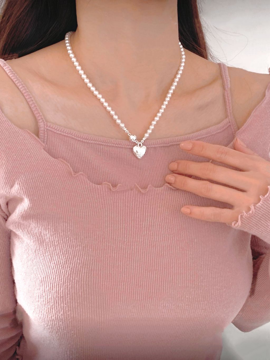 Pearl Amour珍愛心語 項鏈-3